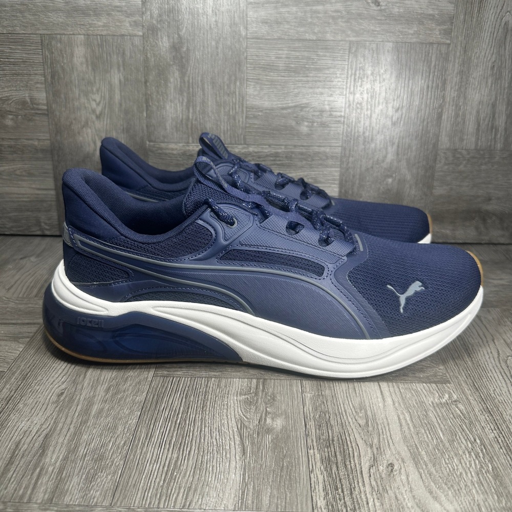 Puma Cell Thrill Dash Sneaker Mens 12 Navy Blue 10cell Running NEW 311728-03